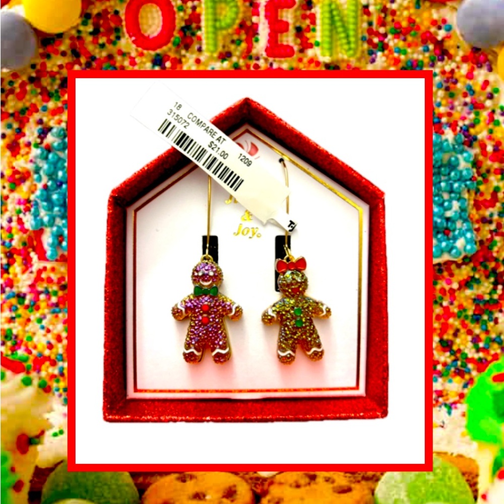 GINGERBREAD EARRINGS